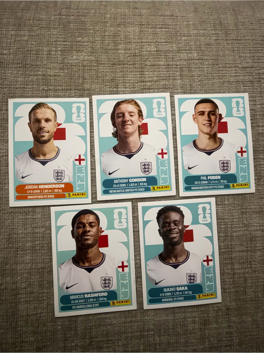 England FIFA Stickers